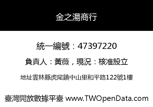 金之湯商行