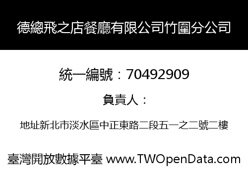 德總飛之店餐廳有限公司竹圍分公司