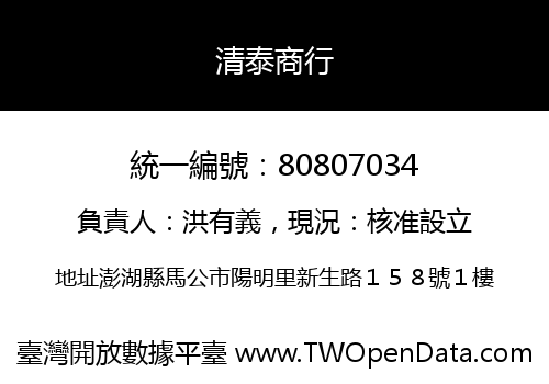 清泰商行