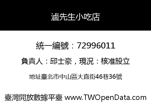 滷先生小吃店