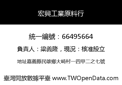 宏興工業原料行