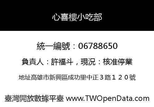 心喜樓小吃部