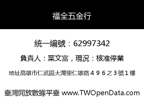 福全五金行
