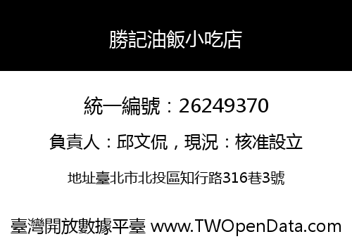 勝記油飯小吃店