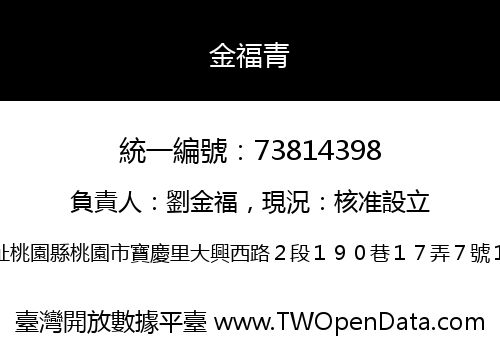 金福青