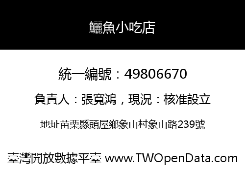 鱺魚小吃店