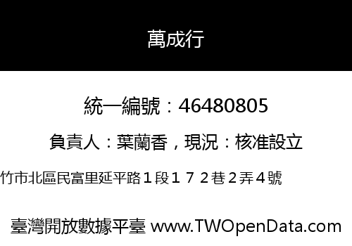 萬成行