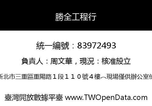勝全工程行