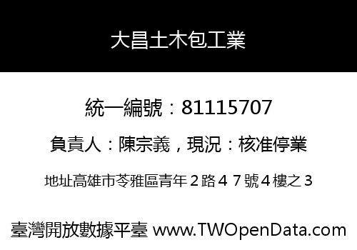 大昌土木包工業
