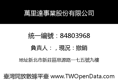 萬里達事業股份有限公司