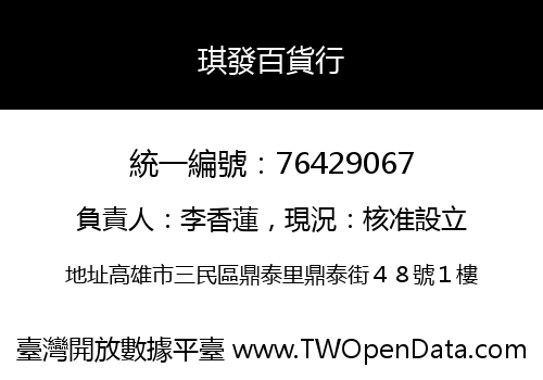 琪發百貨行