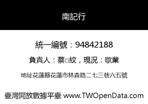 南記行