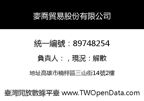 麥喬貿易股份有限公司