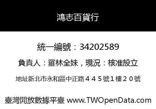 鴻志百貨行