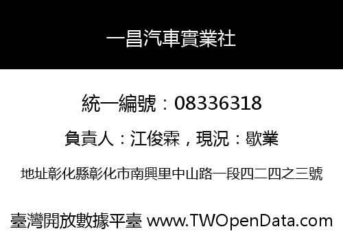 一昌汽車實業社