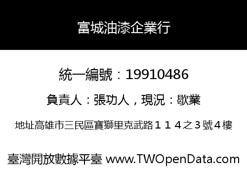 富城油漆企業行