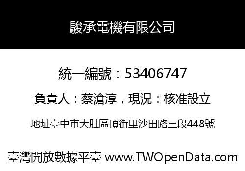 駿承電機有限公司