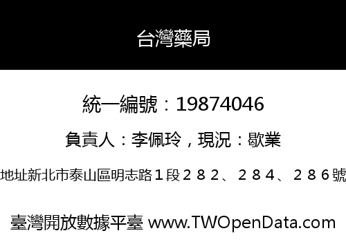 台灣藥局
