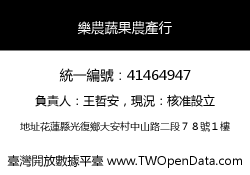 樂農蔬果農產行