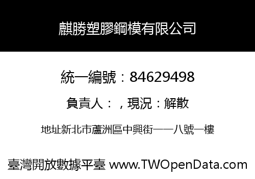 麒勝塑膠鋼模有限公司
