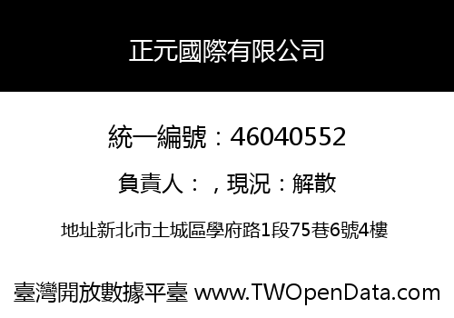 正元國際有限公司