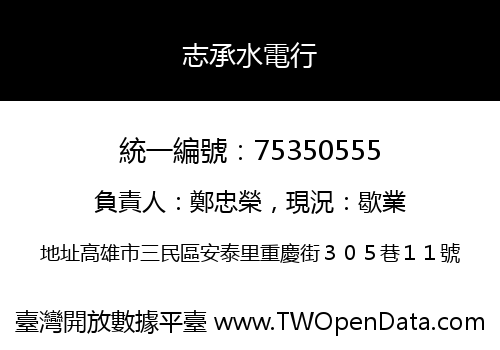志承水電行