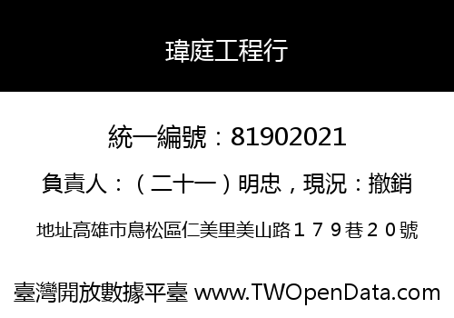 瑋庭工程行