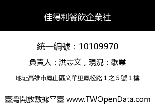 佳得利餐飲企業社