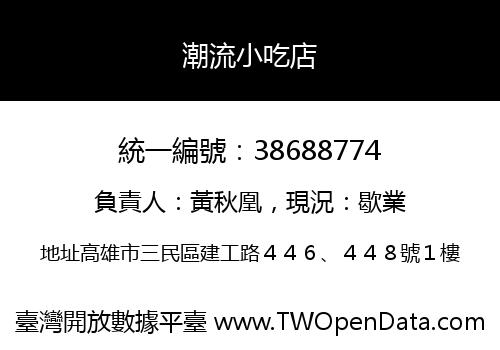潮流小吃店