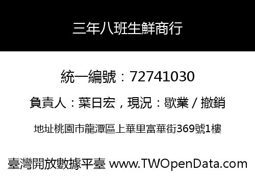 三年八班生鮮商行