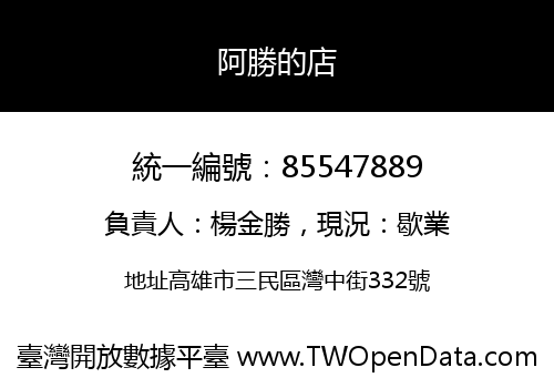 阿勝的店