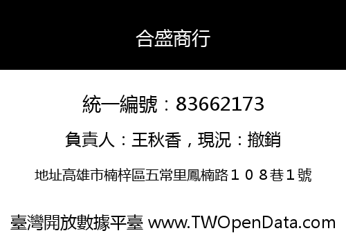 合盛商行