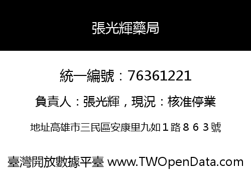 張光輝藥局
