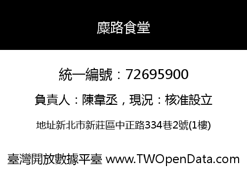 麋路食堂