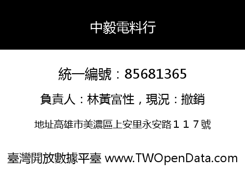 中毅電料行