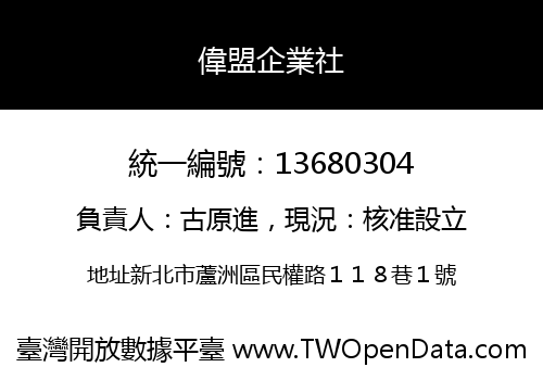 偉盟企業社
