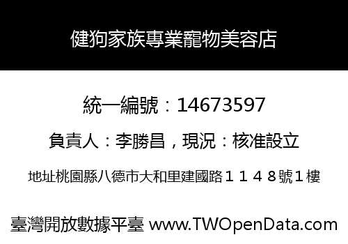 健狗家族專業寵物美容店