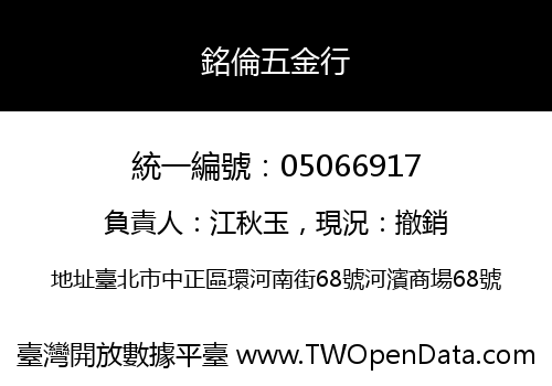 銘倫五金行