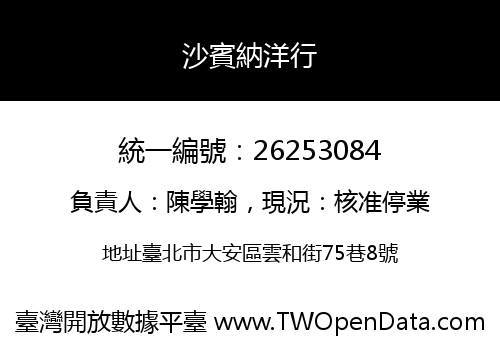 沙賓納洋行