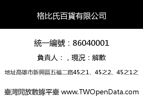 格比氏百貨有限公司