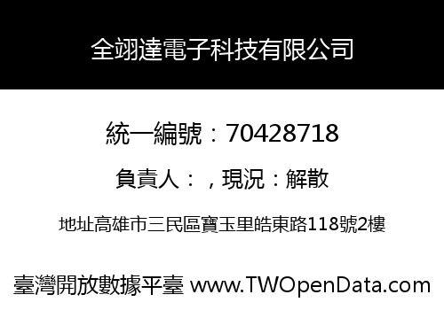 全翊達電子科技有限公司