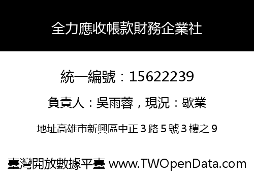 全力應收帳款財務企業社