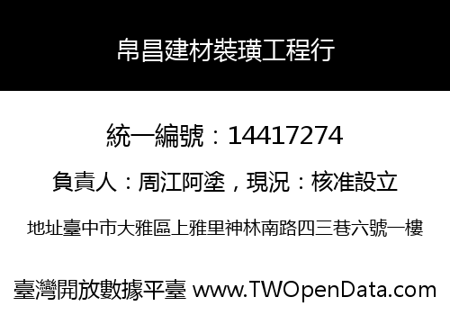 帛昌建材裝璜工程行
