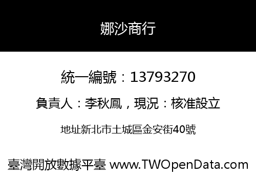 娜沙商行