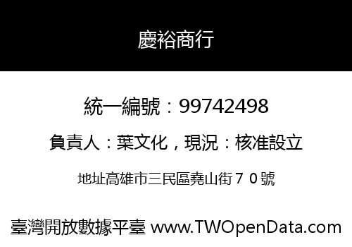 慶裕商行