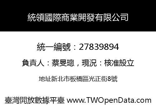 統領國際商業開發有限公司