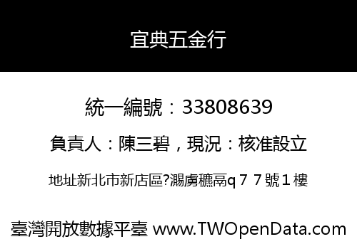宜典五金行