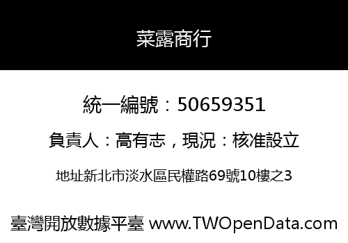 菜露商行