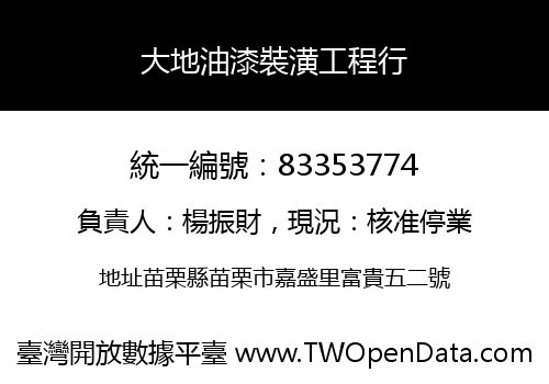 大地油漆裝潢工程行