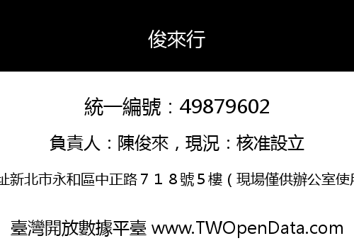 俊來行
